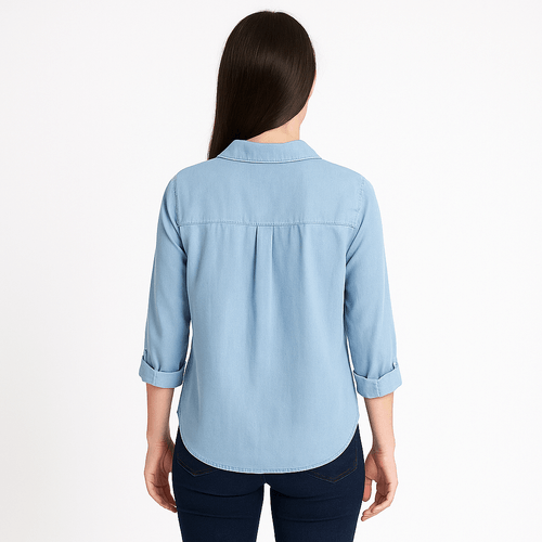 Blusa sólida para mujer