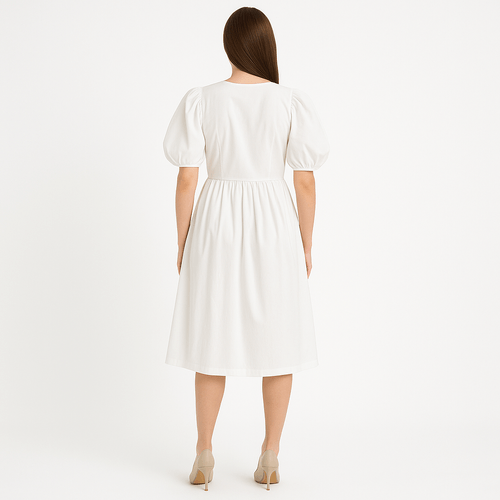 Vestido blanco para mujer