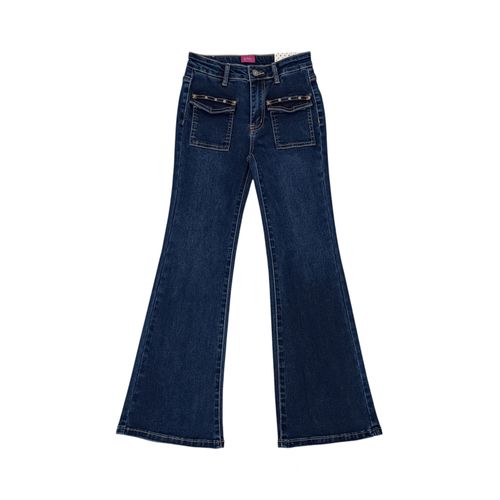 Flare jeans azul para niña