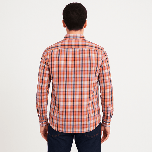 Camisa naranja para hombre