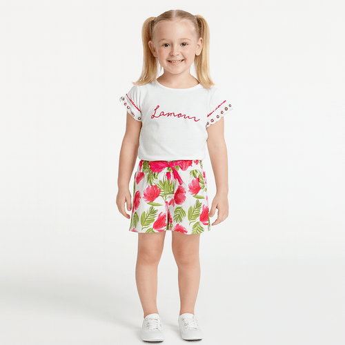 Conjunto estampado para niña