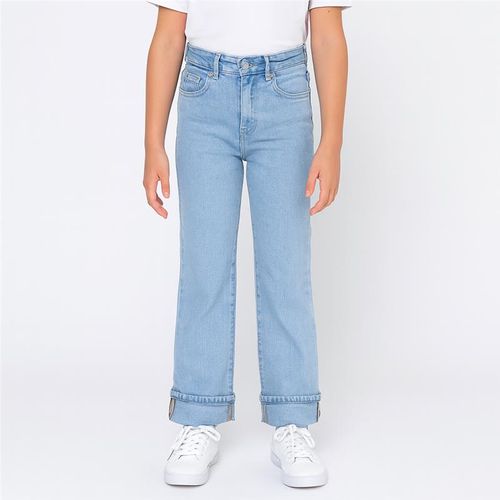 Straight jeans azul claro para niña
