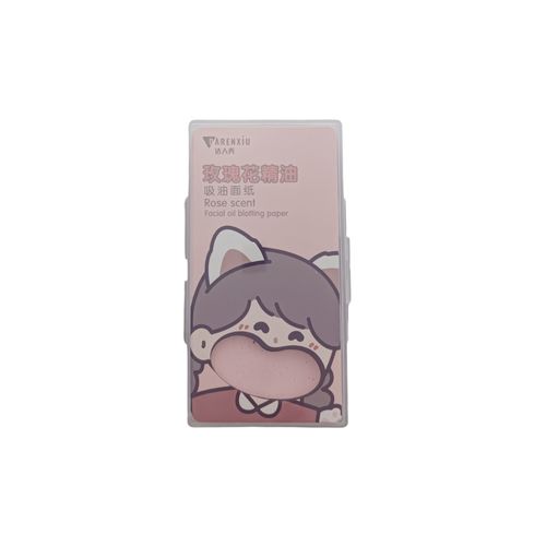 Papel absorbente de grasa en color rosa