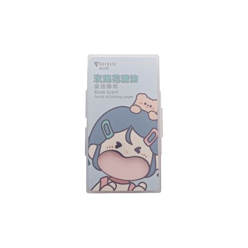 Papel absorbente de grasa en color celeste