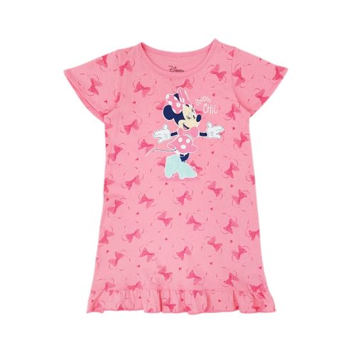 Camisón St. Jacks estampado en color rosa con cuello redondo para niña