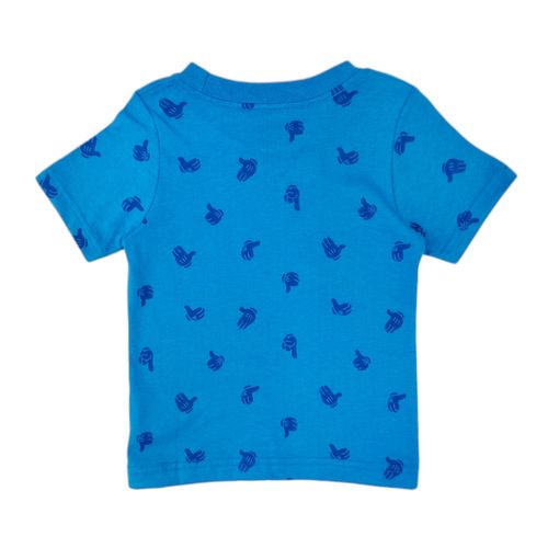 Camiseta St. Jacks con cuello redondo y mangas cortas en color azul para niño