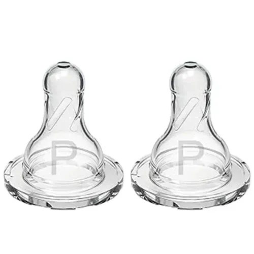 Set de 2 tetinas natural para bebé