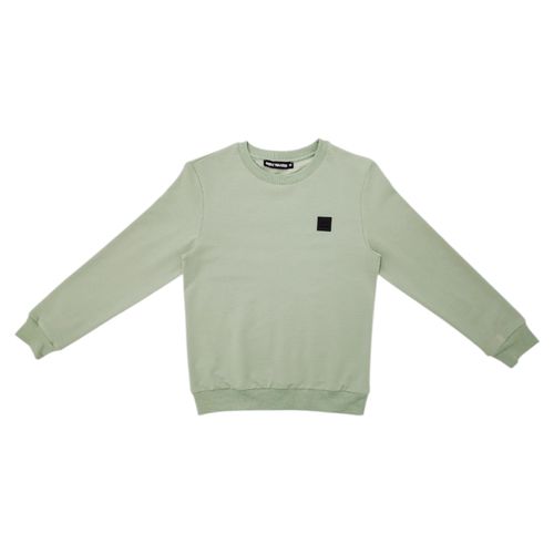 Suéter oversize manga larga color verde para niño