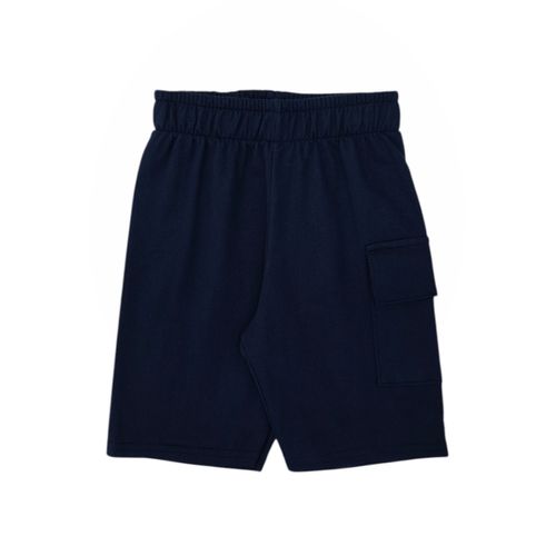 Short casual color navy con elástico para niño