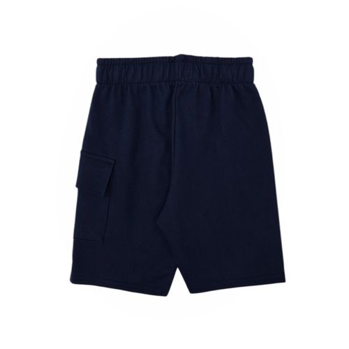 Short casual color navy con elástico para niño