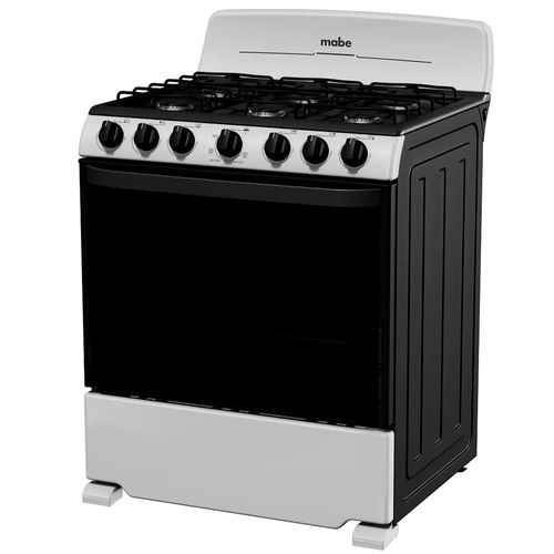 Cocina 6 quemadores con horno a gas 76 cm (30") EM7622BAPS2 Mabe