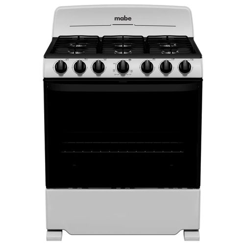 Cocina 6 quemadores con horno a gas 76 cm (30") EM7622BAPS2 Mabe