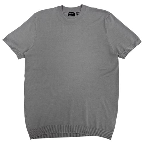 Camiseta casual color gris con textura para hombre