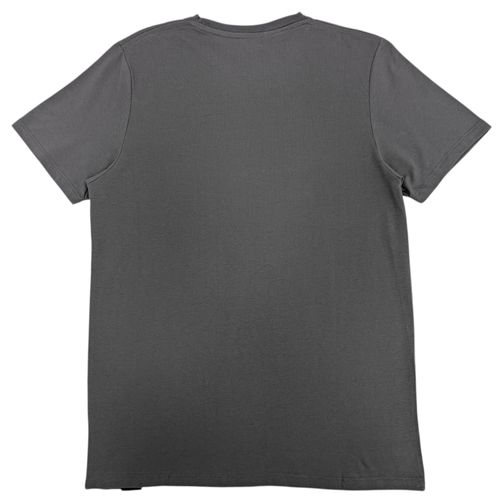Camiseta casual color gris con estampado para hombre