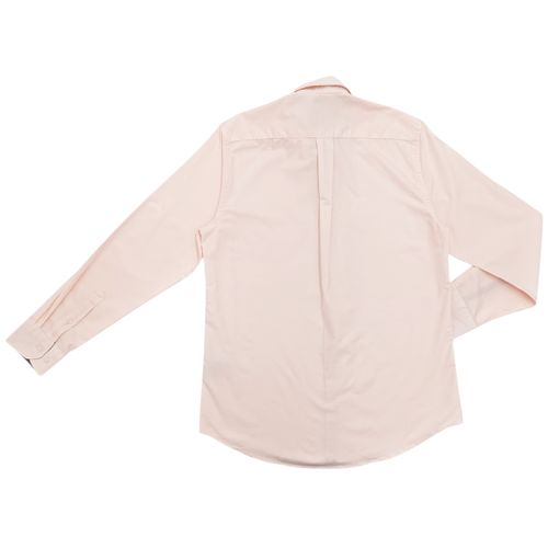 Camisa manga larga en color rosa para hombre