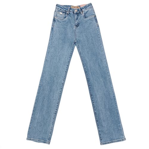 Straight jeans Salvaje color azul para mujer