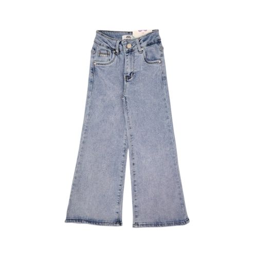 Wide leg jeans Most Wanted color azul claro para niña