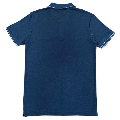 Camisa tipo polo en bicolor para hombre