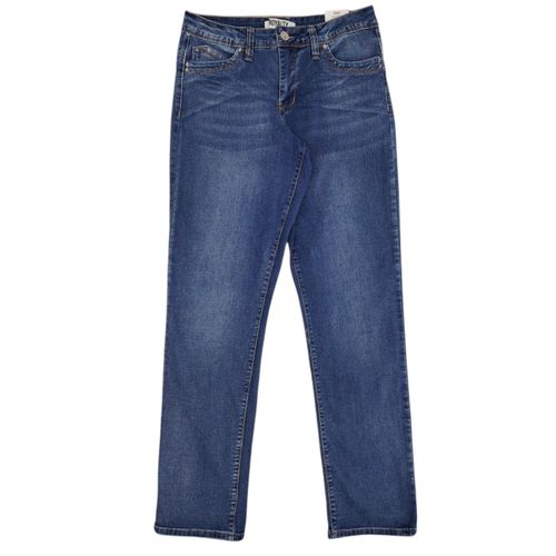 Straight jeans YMI color azul lavado para mujer