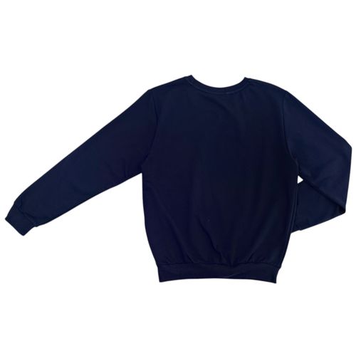 Pull over en color azul diseño navideño para mujer