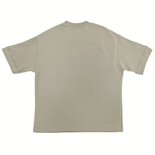 Camiseta en color ivory con estilo oversize para hombre