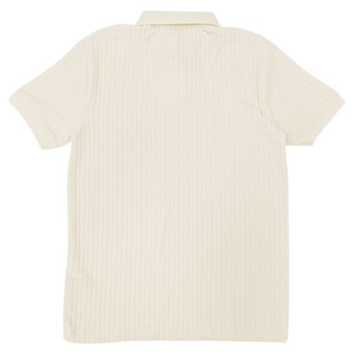 Camisa tipo polo en color rosa y mangas cortas para hombre