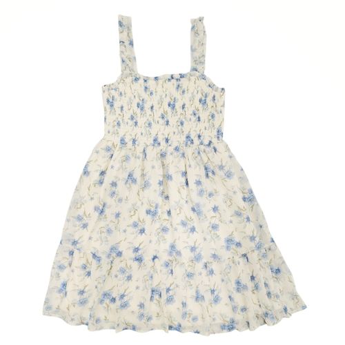 Vestido bicolor corto con vuelo para mujer