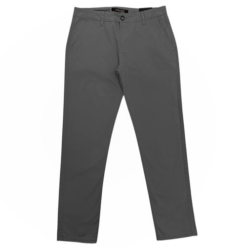 Pantalón slim fit color gris casual para hombre
