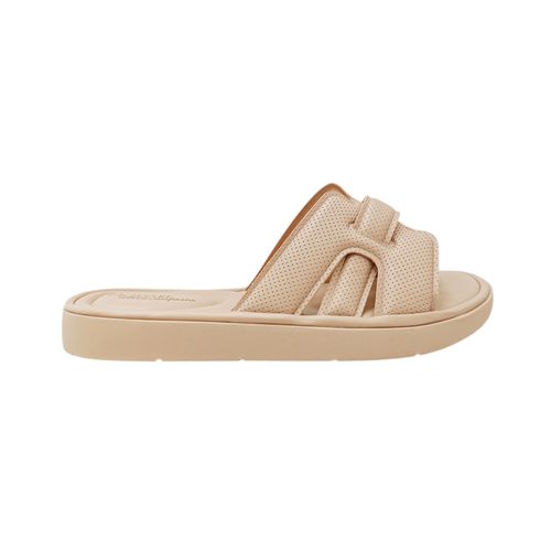 Sandalias Modare color beige tipo slide para mujer