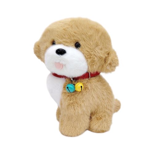 Peluche en color café y con forma de perrito