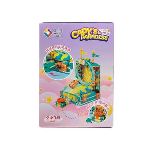 Bloques armables con textura en multicolor