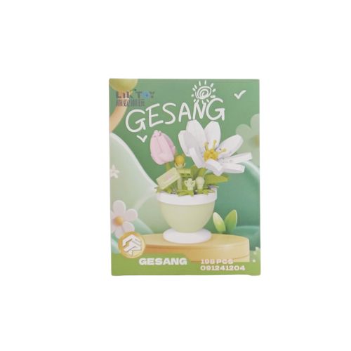 Bloques armables en forma de flores multicolores