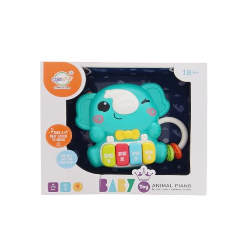 Juguete musical con forma de elefante para bebé niño