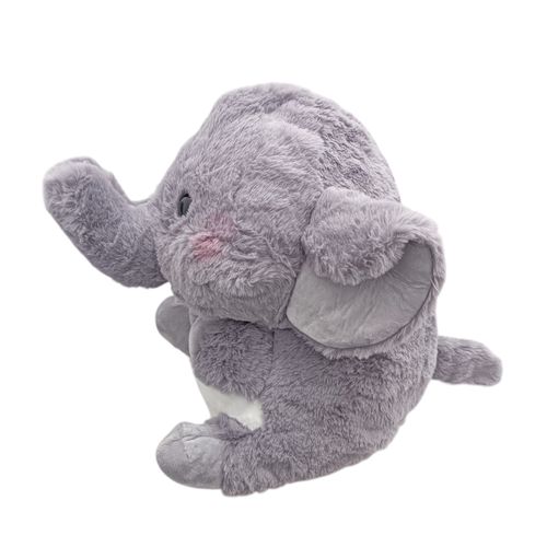 Peluche en color gris y con forma de elefante