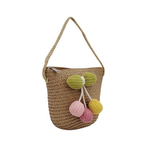 Cartera infantil en color café para niña