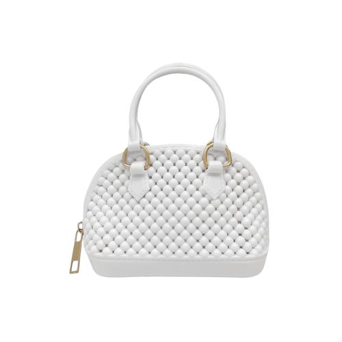 Cartera infantil en color blanco para niña