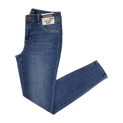 Skinny jeans en color azul para mujer