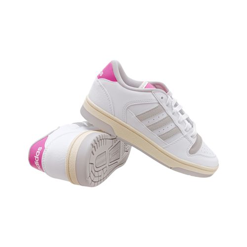 Sneaker Adidas en color gris y rosa break start low para mujer