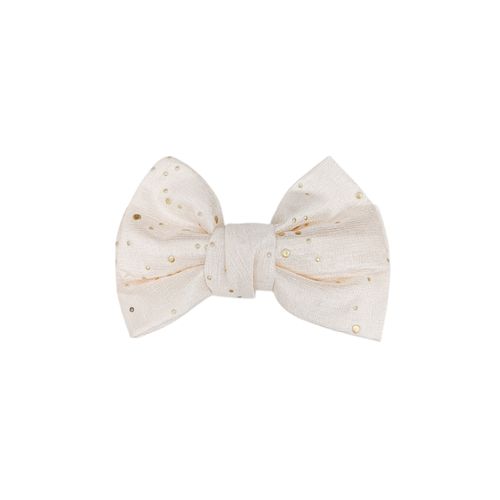 Cola tipo chonga en color ivory para mujer