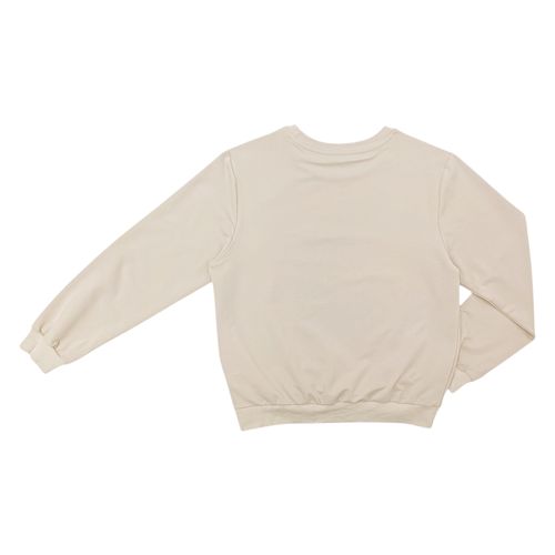 Pull over color ivory de mangas largas para mujer