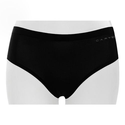 Panty color negro tipo hípster para mujer