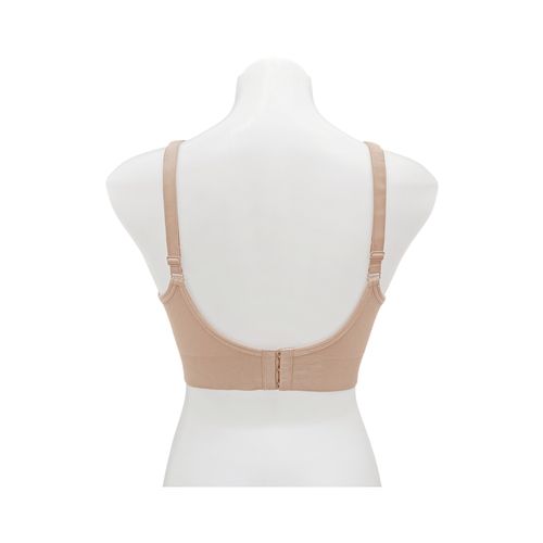 Brasier para maternidad color beige de escote en V sin varillas para mujer