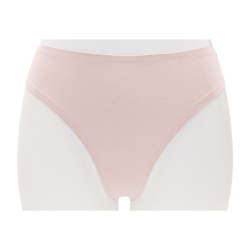 Panty color nude tipo hilo sin costura para mujer