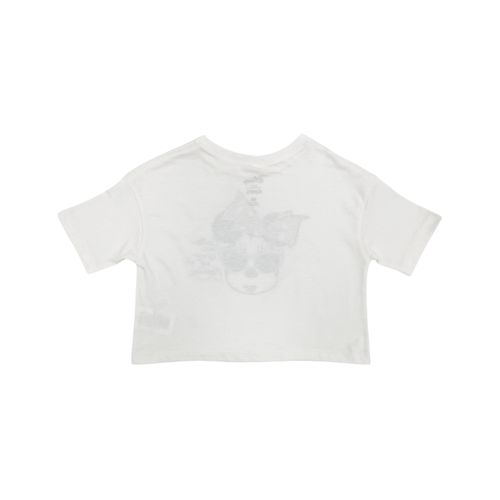 Camiseta en color blanco con mangas cortas para niña