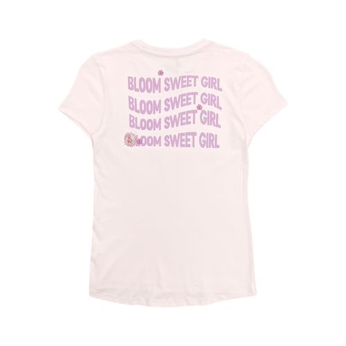 Camiseta en color rosa con diseño estampado para niña