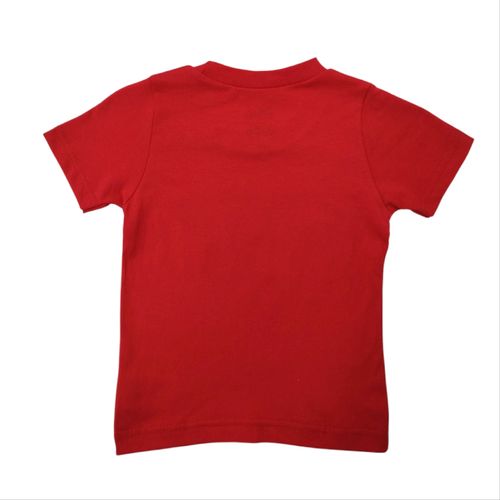 Camiseta en color rojo para niño