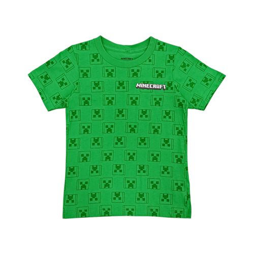 Camiseta en color verde con mangas cortas para niño
