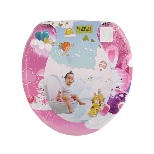 Asiento de baño entrenador color rosa