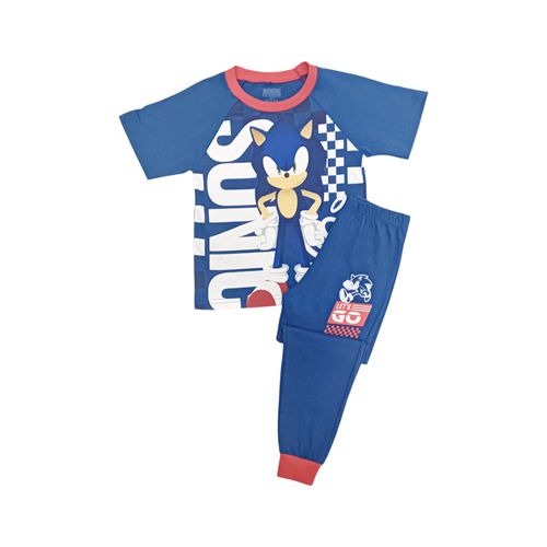 Pijama St. Jacks color azul de camiseta de mangas cortas y pantalón para niño