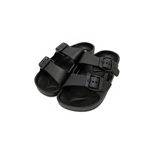 Sandalia de playa en color negro con textura para niño